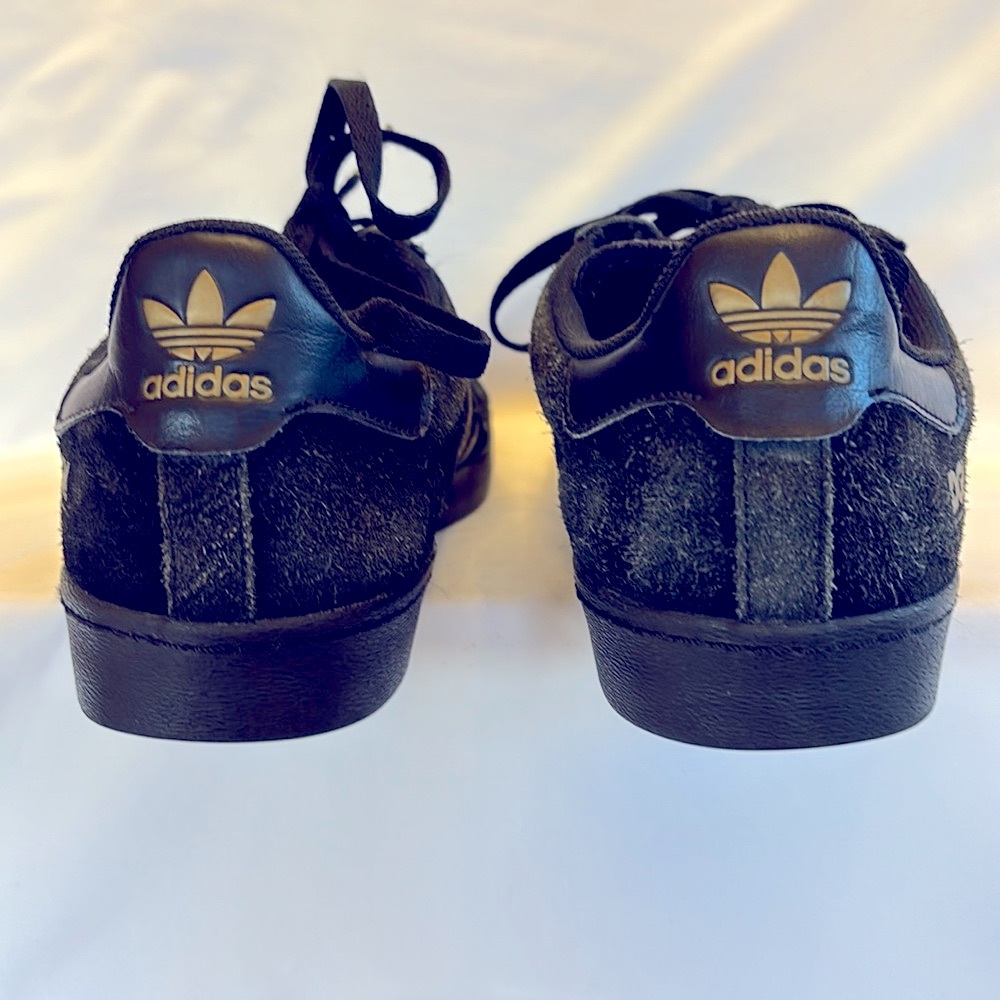 GENTLY WORN RARE 2015 ADIDAS DGK SUEDE SHELLTOE SKATEBOARD SHOES MEN'S SIZE 10 - Picture 3 of 14